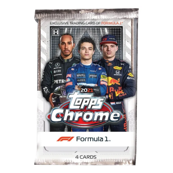 2021 Topps Chrome Formula 1 Hobby Lite Pack, sealed box, product photo