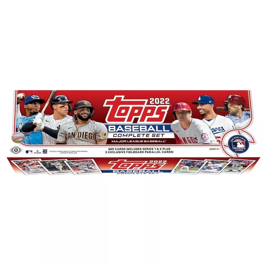 2022 Topps MLB Baseball Complete Set Hobby Box, sealed box, product photo