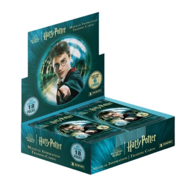 2024 Panini Harry Potter Magical Inspiration Booster Box (18 Packs), sealed box, product photo