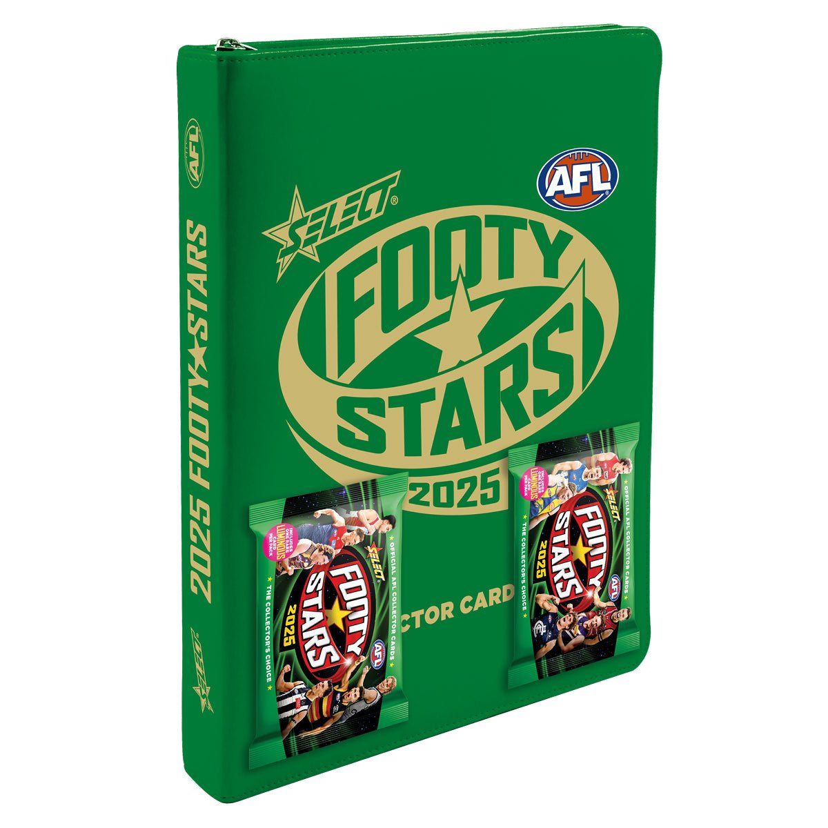 2025 Select AFL Footy Stars Premium Vinyl Album, card accessory, product photo