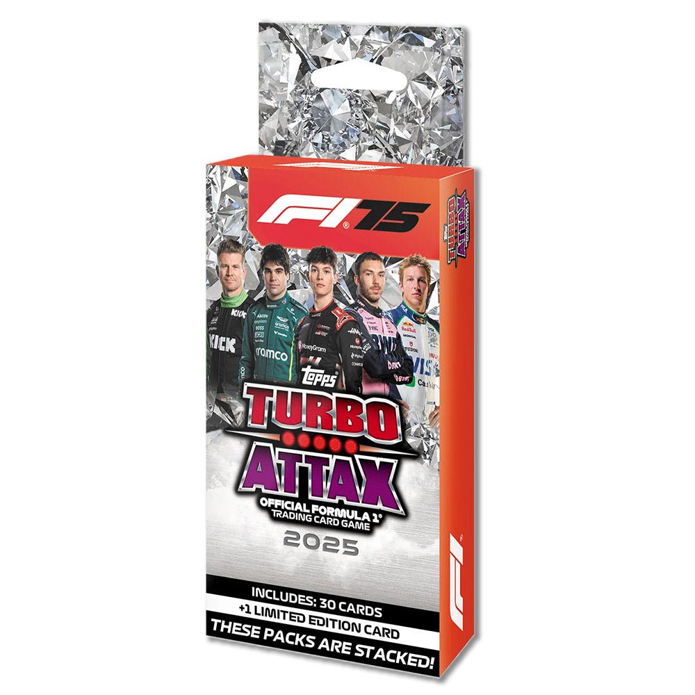 2025 Topps Turbo Attax Formula 1 Value Box, sealed box, product photo