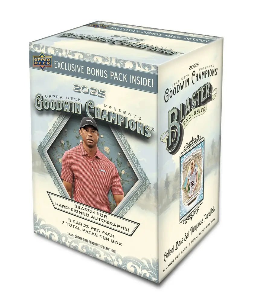 2025 Upper Deck Goodwin Champions Blaster Box, sealed box, product photo