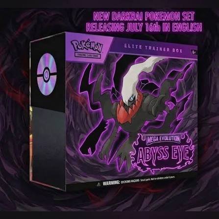 Japanese Pokémon TCG Abyss Eye Elite Trainer Box, sealed Elite Trainer Box, product photo