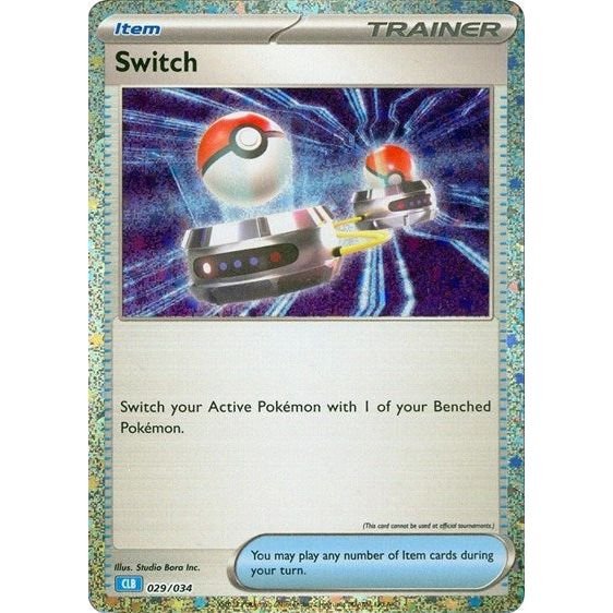 Pokémon card: CLB 029/034 Switch from Pokemon Trading Card Game Classic, front of card