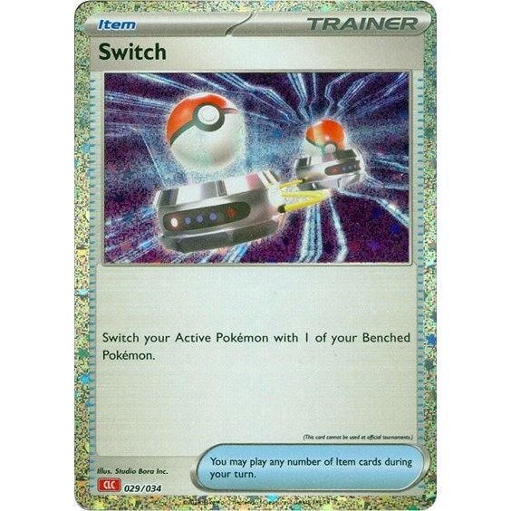 Pokémon card: CLC 029/034 Switch from Pokemon Trading Card Game Classic, front of card
