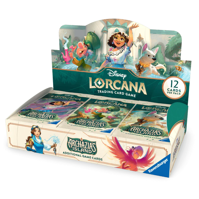 Disney Lorcana TCG Archazia's Island Booster Box, sealed box, product photo