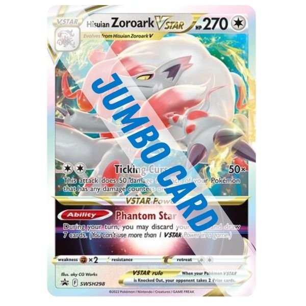 Pokémon card: Hisuian Zoroark VSTAR, front of card