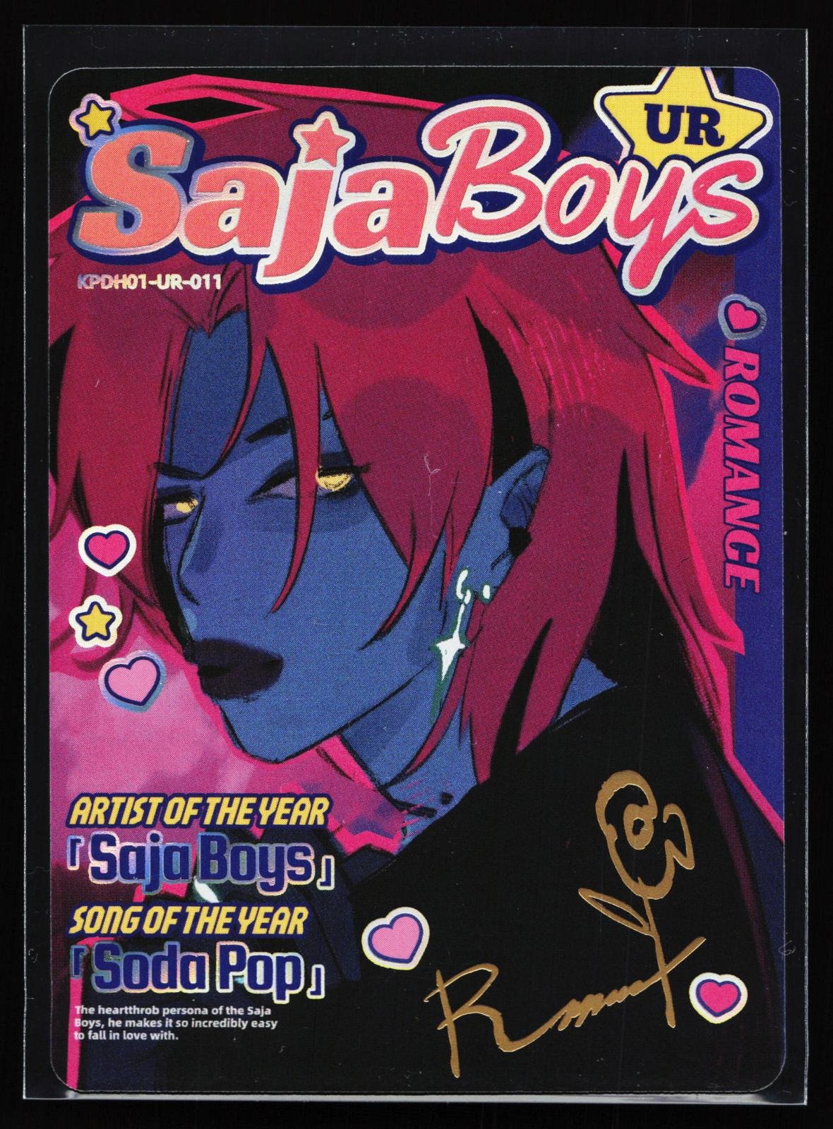 K-Pop Demon Hunters card: Kayou Kpop Demon Hunters Romance KPDH01-UR-011 (Ultra Rare), front of card