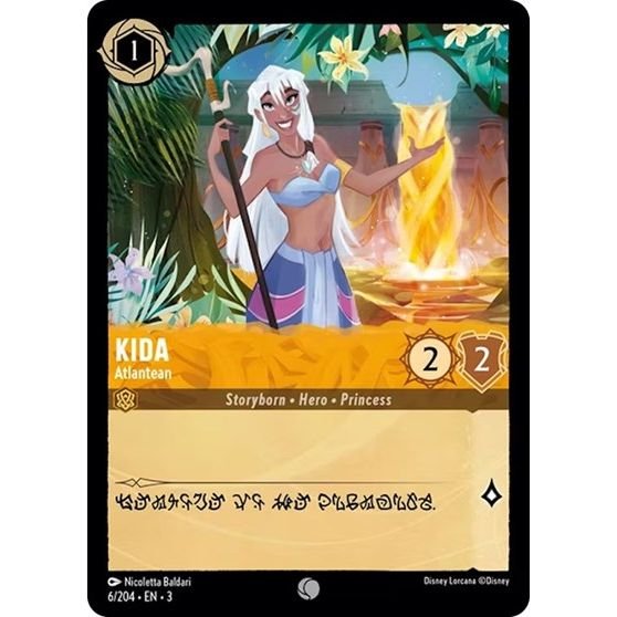Lorcana card: Kida - Atlantean 006/204 from Into The Inklands (Common), front of card