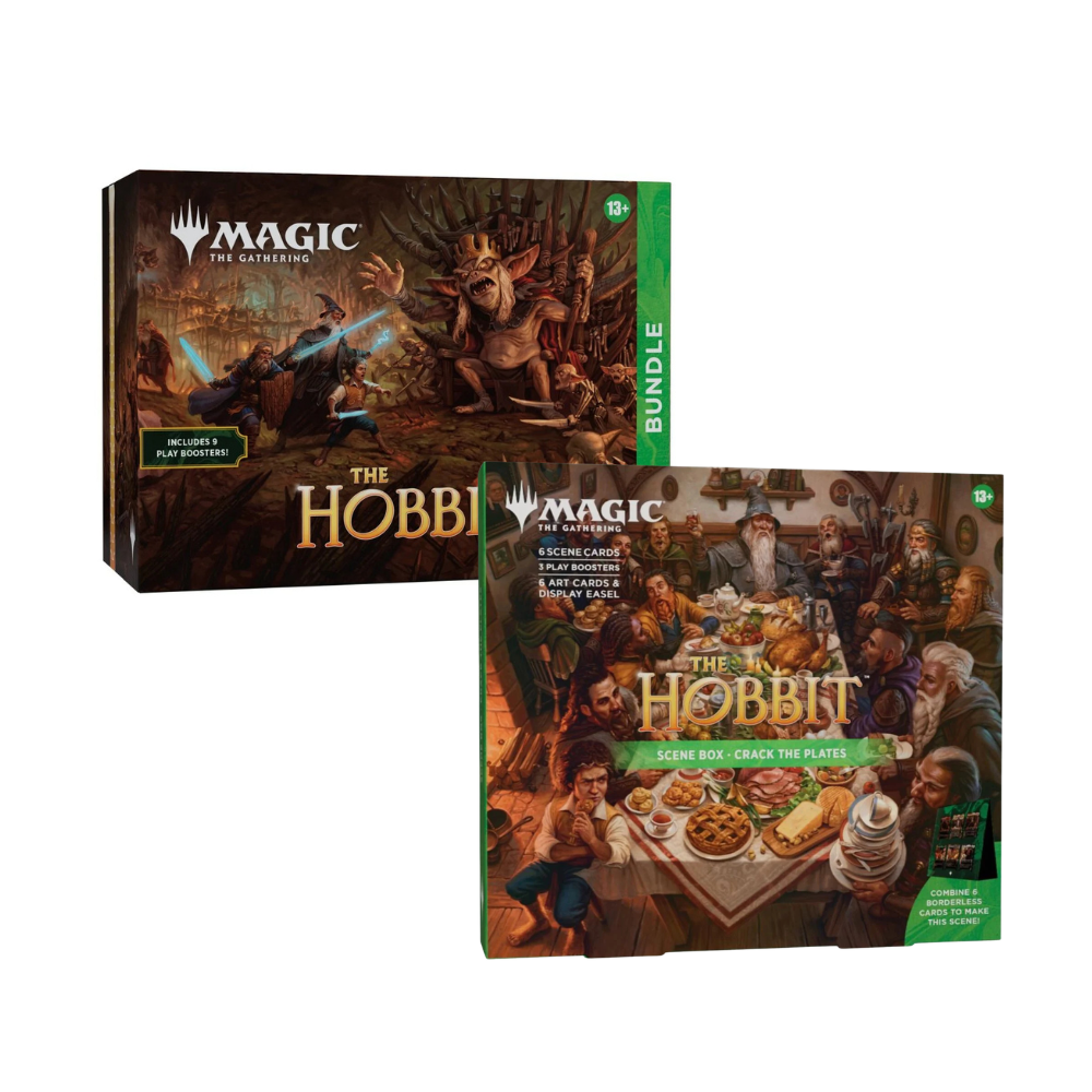 Magic: The Gathering – The Hobbit - Bundle & Crack the Plates Scene Box, sealed product, product photo