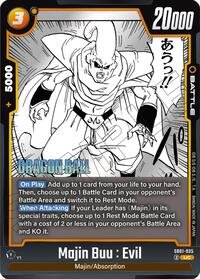 Dragon Ball card: Majin Buu : Evil - SB01-035 SB01-035 from Manga Booster 01 (Uncommon), front of card