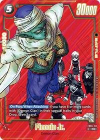 Dragon Ball card: Piccolo Jr (Alternate Art) FB06-113 from Manga Booster 01 (Rare), front of card