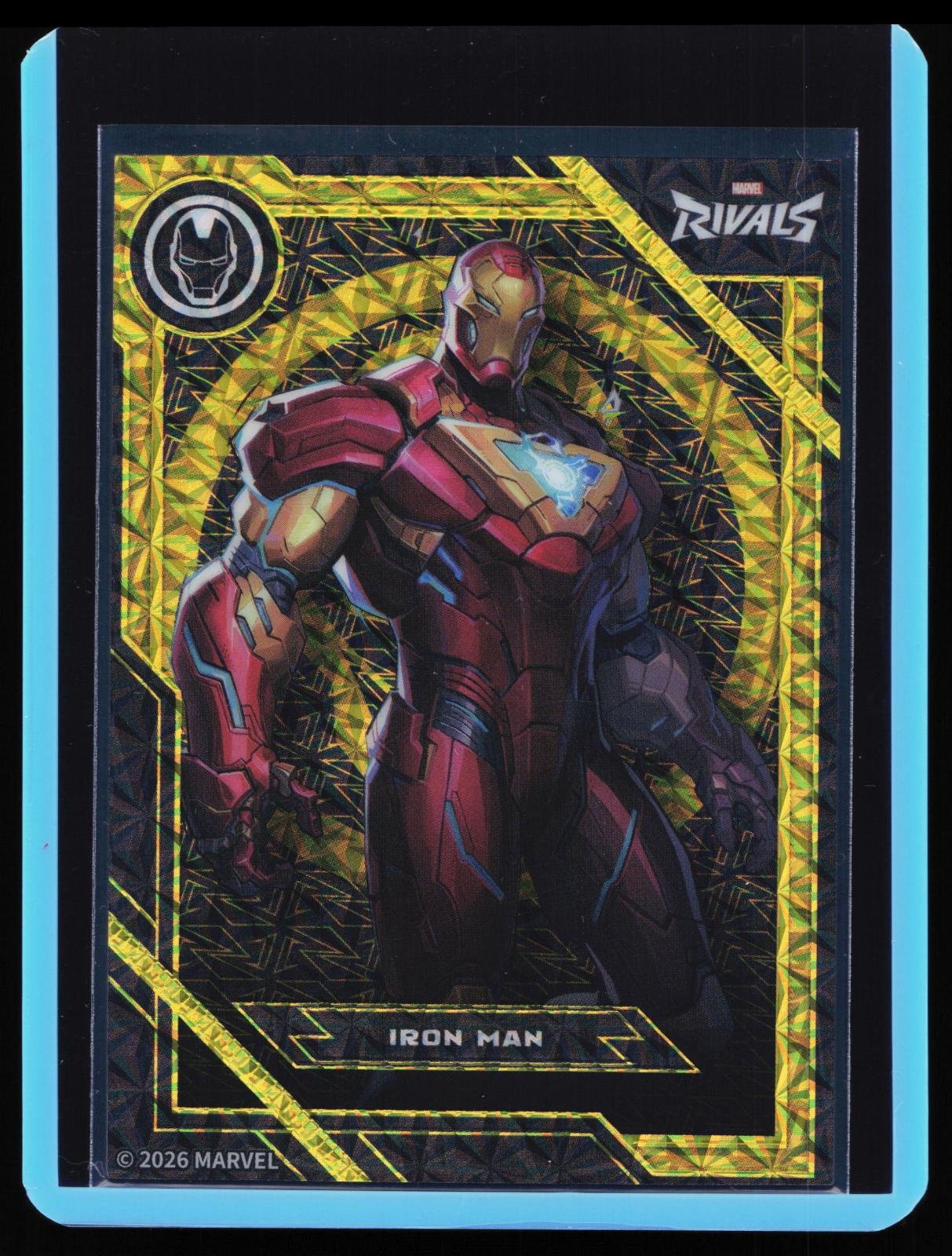 Marvel Rivals card: Cardfun Marvel Rivals - MR-AZ-03 Iron Man - Basic Refraction Series 035/100, front of card