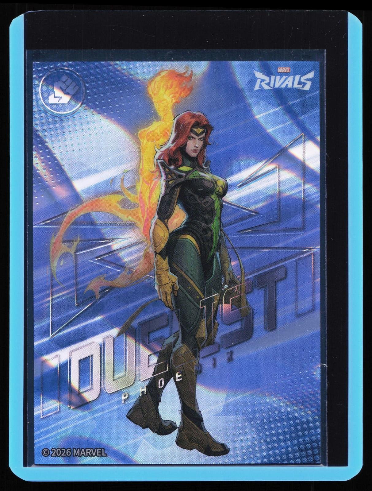 Marvel Rivals card: Cardfun Marvel Rivals - MR-CB-40 Phoenix - Hero Roles Series Blue 094/100, front of card
