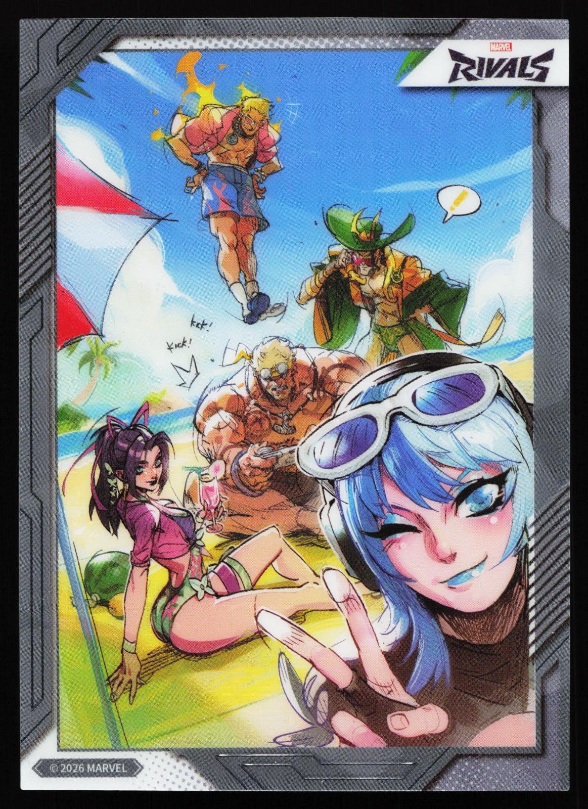 Marvel Rivals card: Cardfun Marvel Rivals MR-PS-27 Art Gallery #27, front of card