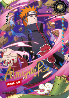 Naruto card: Naruto Kayou Ninja Age NRCCNA-MR-004L4 Ninja Tendo (MR), front of card