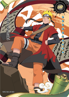 Naruto card: Naruto Kayou Ninja Age NRCCNA-UR-001L3 Naruto Uzumaki (UR), front of card