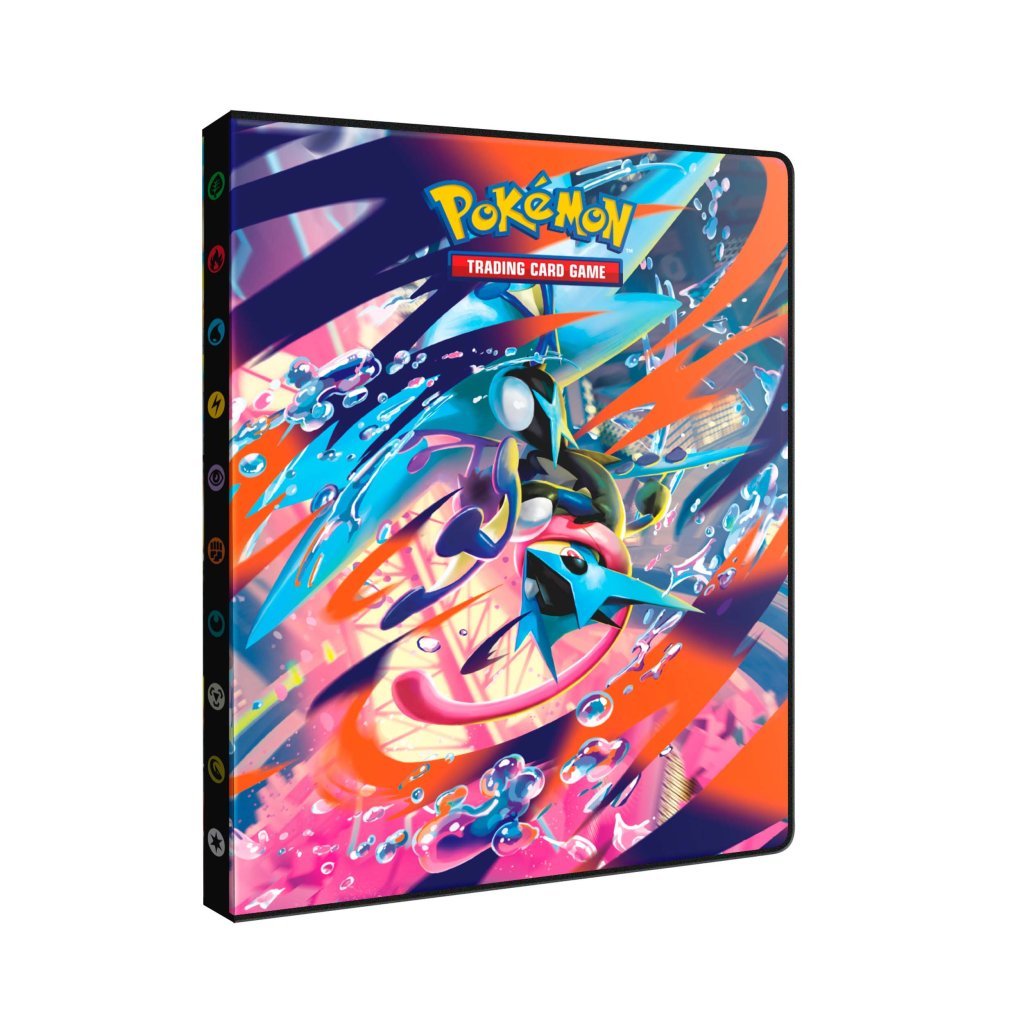 Pokémon TCG Mega Evolution Chaos Rising 9-Pocket Portfolio: trading card card binders, product photo