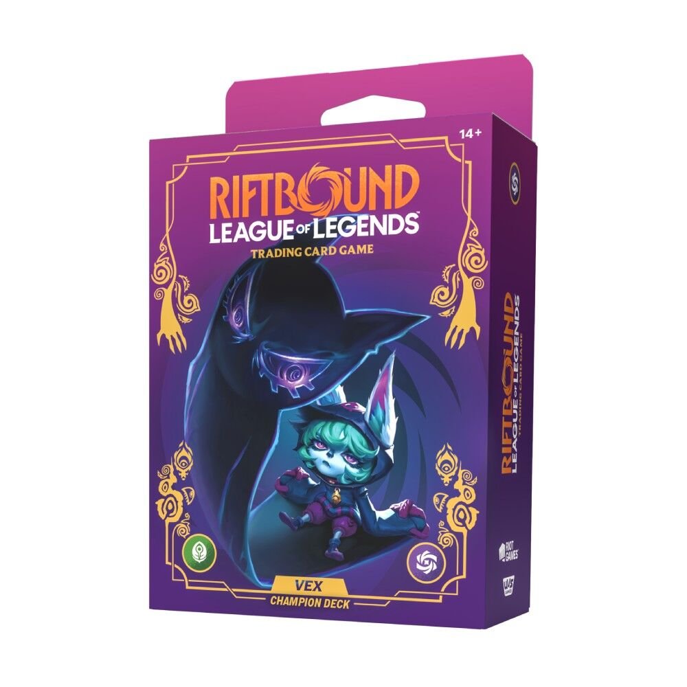 Riftbound: League of Legends TCG – Champion Deck – Unleashed: Vex, sealed product, product photo