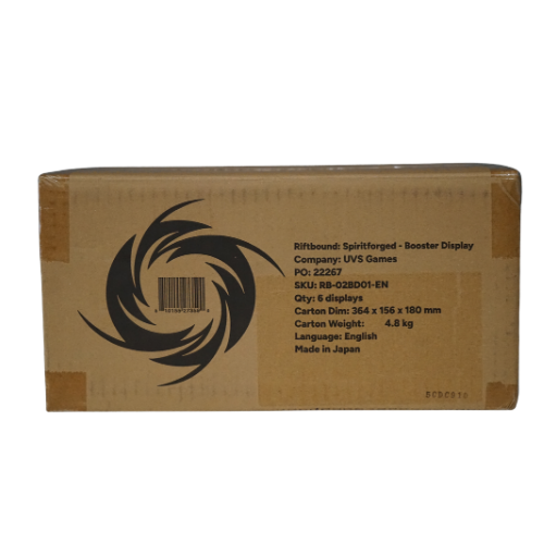 Riftbound: League of Legends TCG Spiritforge Case (6x Booster Boxes), sealed case, product photo