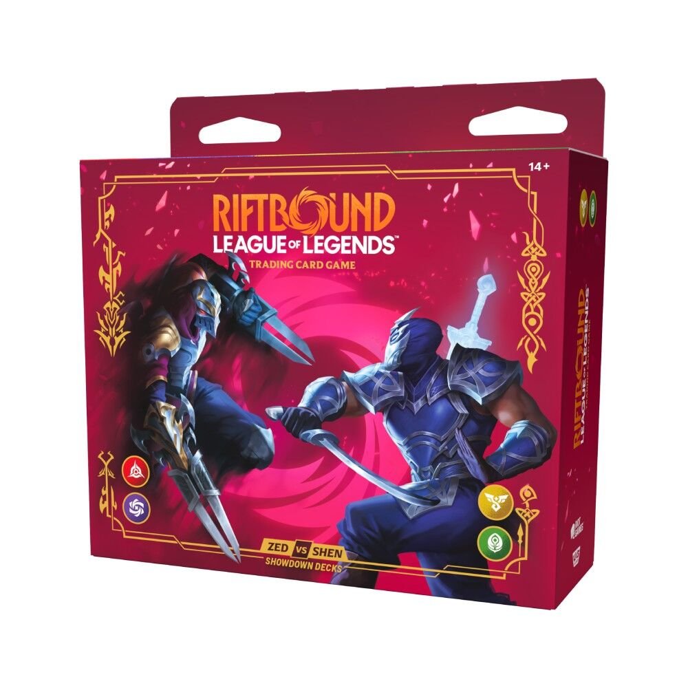 Riftbound: League of Legends TCG Vendetta Deck - Zed VS Shen, sealed product, product photo