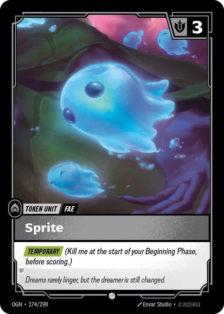 Riftbound card: Sprite 274/298 from Origins (Common), front of card