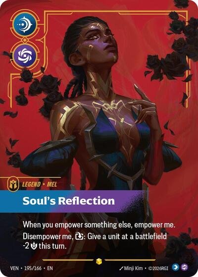 Riftbound card: Mel 195/166 from Vendetta (Showcase), front of card
