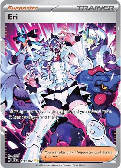 Pokémon card: Eri 210/162 from Temporal Forces (Special Illustration Rare), front of card