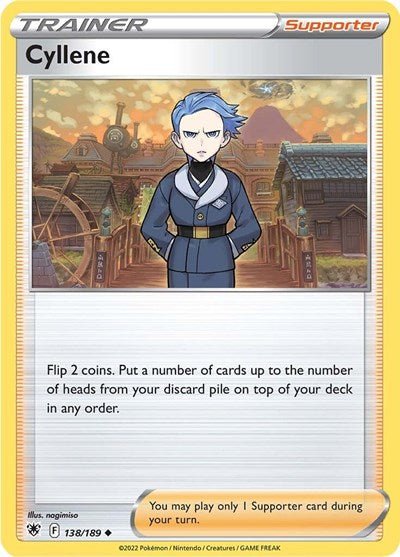 Pokémon card: Cyllene 138/189 from Astral Radiance (Uncommon), front of card