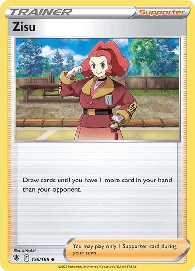 Pokémon card: Zisu 159/189 from Astral Radiance (Uncommon), front of card