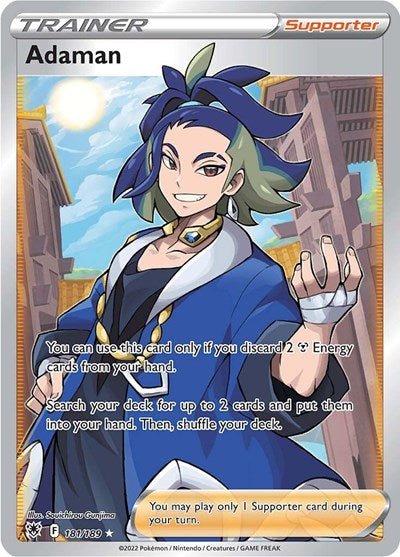 Pokémon card: Adaman (Full Art) 181/189 from Astral Radiance (Ultra Rare), front of card