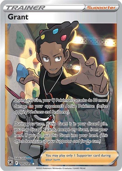 Pokémon card: Grant (Full Art) 185/189 from Astral Radiance (Ultra Rare), front of card