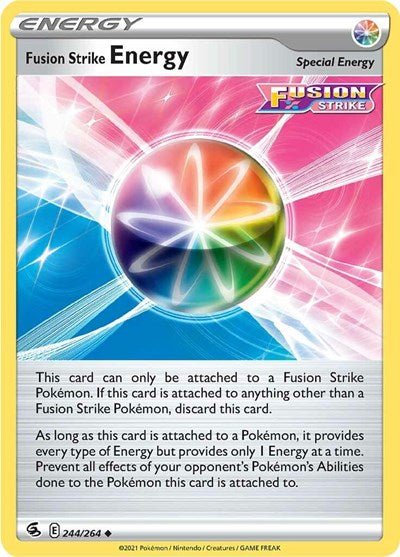 Pokémon card: Fusion Strike Energy 244/264 from Fusion Strike (Uncommon), front of card