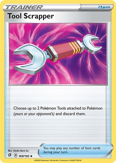 Pokémon card: Tool Scrapper 168/192 from Rebel Clash (Uncommon), front of card