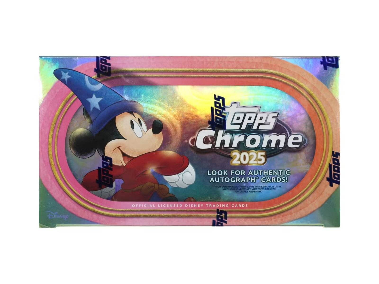 2025 Topps Disney Chrome Hobby Box, sealed box, product photo
