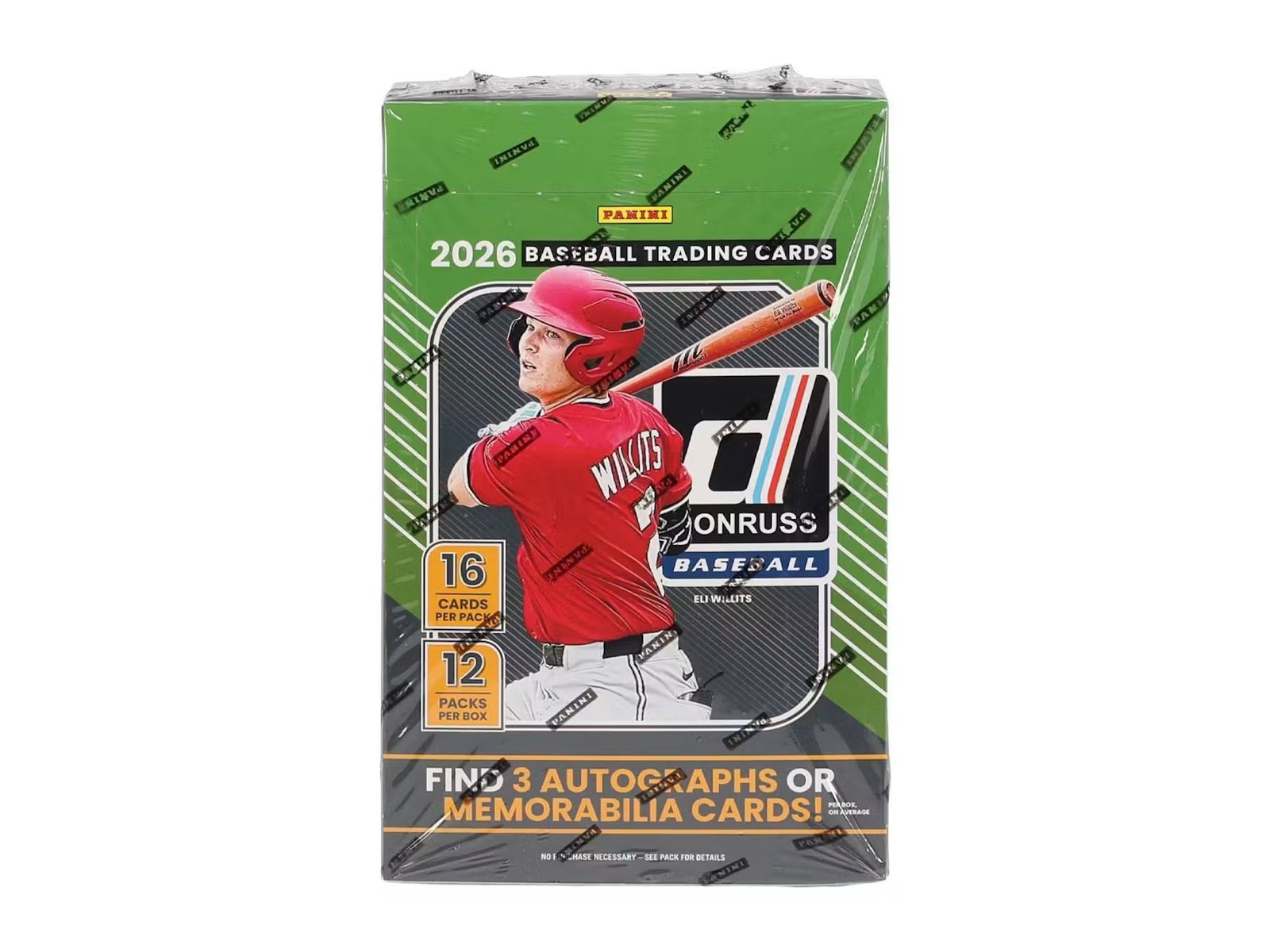 2026 Panini Donruss Baseball Hobby Box, sealed box, product photo
