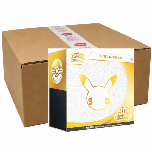 Japanese Pokémon TCG 30th Celebration Elite Trainer Box Case (10 ct), sealed case, product photo