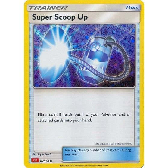 Pokémon card: CLC 028/034 Super Scoop Up from Pokemon Trading Card Game Classic, front of card