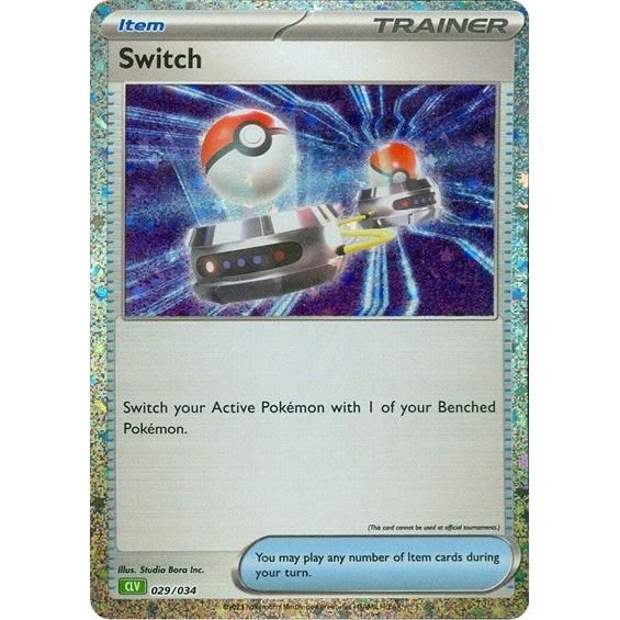 Pokémon card: CLV 029/034 Switch from Pokemon Trading Card Game Classic, front of card