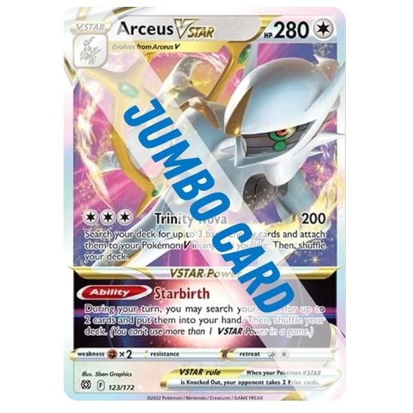 Pokémon card: Arceus VSTAR, front of card