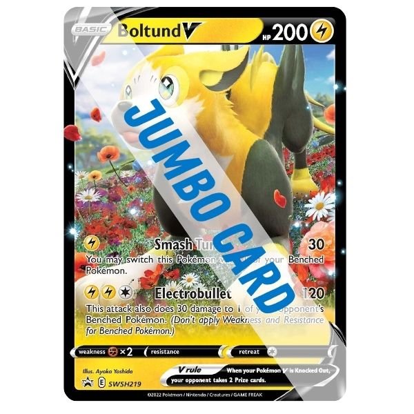Pokémon card: Boltund V, front of card