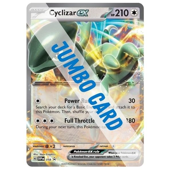 Pokémon card: Cyclizar ex, front of card