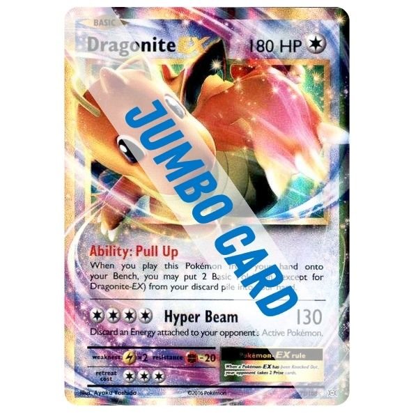Pokémon card: Dragonite EX, front of card