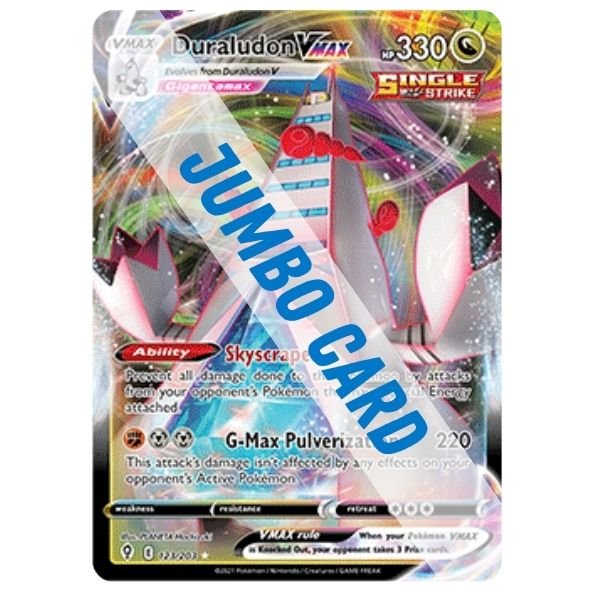 Pokémon card: Duraludon VMAX, front of card