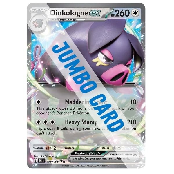 Pokémon card: Oinkologne ex, front of card