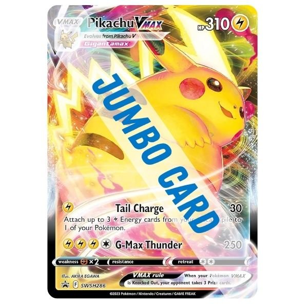 Pokémon card: Pikachu VMAX, front of card