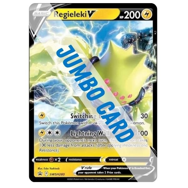 Pokémon card: Regieleki V, front of card