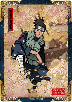Naruto card: Naruto Kayou Ninja Age NRCCNA-XR-006L5 Iruka Umino XR Serialised 110/720 (XR), front of card