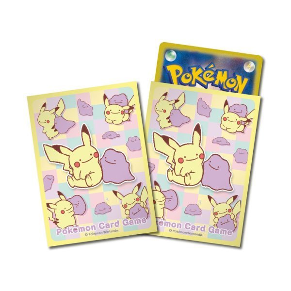 Japanese Pokémon TCG Pikachu (Ditto ver.) Deck Sleeves, accessory, product photo