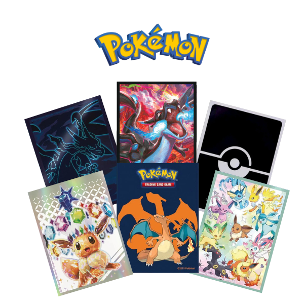 Pokémon TCG: Assorted Sleeves & Deck Box: trading card sleeves, product photo